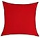 TangDepot Handmade Decorative Solid 100 Cotton Canvas Throw Pillow CoversPillow Shams 18x18 Red