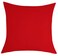 TangDepot Handmade Decorative Solid 100 Cotton Canvas Throw Pillow CoversPillow Shams 18x18 Red