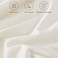Topfinel Pack of 2 Cream White Euro Pillow Covers 26x26 Inch Decorative Throw Pillow Covers for Couch Sofa Bed Soft Velvet Cushion Cases with Pompoms Square Euro Sham Covers 65x65 cm