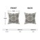 Gohdiwh Boho Pillow Covers 18x18 Set of 2 Ethnic Design Decorative Throw Pillows Linen Black Gray Carpet Pattern Farmhouse Cushion Pillow Covers for Sofa Couch Outdoor Decor