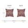 Gohdiwh Boho Pillow Covers 18x18 Set of 2 Burgandy Red Carpet Pattern Decorative Throw Pillows Linen Ethnic Design Farmhouse Cushion Pillow Covers for Sofa Couch Outdoor Decor