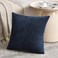 Fancy Homi 2 Packs Navy Blue Decorative Throw Pillow Covers 20x20 Inch for Living Room Couch Bed Sofa Rustic Farmhouse Boho Home Decor Soft Corss Corduroy Patchwork Accent Cushion Case 50x50 cm