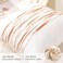 WANLIRD Boho Throw Pillow Covers 18x18 Set of 2 Christmas Decorative Cushion Case Striped Square Pillows Cover Chenille Pillow Cases Accent Neutral Pillowcase for Sofa Couch BedWhite Winered