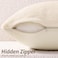 Pallene Faux Fur Plush Throw Pillow Covers 18x18 Set of 2 Soft Fluffy Couch Pillow Covers for Living Room Beige