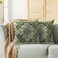 sorfbliss Sage Green Blue Boho Pillow Covers 18x18 Set of 2 Carpet Bohemian Floral Pattern Decorative Throw Pillow Cases Outdoor Farmhouse Decoration for Sofa Couch Bed