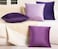 Jiiberl Throw Pillow Covers Set of 4 18x18 Velvet Sofa Pillow Covers for Living Room Bed Purple