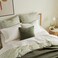 Topfinel Set of 2 Olive Green Decorative Throw Pillow Covers 16x16 Inches for Couch Bed Sofa Boho Aesthetic Home Decor Soft Corduroy Striped Patchwork Windmill Textured Cushion Cases 40x40 cm