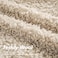 Foindtower 2 Pieces 24x24 Inch Light Khaki 100 Polyester Throw Pillow Cover Accent Sherpa Pillow Fuzzy Soft Pillowcases Sheepskin Decorative Fleece Cushion Case for Bed Couch Living Room