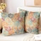 ZSYTZL Boho Throw Pillow Covers 20x20 inch Set of 2Soft Pillowcases Bohemia Carpet Printing Pattern Decorative Sofa Living Room Bed Square Pillow Case Cushion CoverCream Color