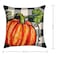 Hongsome Fall DecorThrow Pillow Covers 18x18in Set of 4Pumpkin Linen Pillow Case for Halloween Couch Autumn Holiday Outdoor Burnt Orange Decorations
