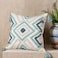 LOOPUINHOM Boho Pillow Covers 18X18 Inch Boho Tufted Throw Pillow Covers Decorative Tassels Cushion Cover Farmhouse Pillow Case for Couch Sofa Bed Living Room Bedroom Teal