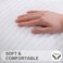 Simmore Decorative Throw Pillow Covers 18x18 Set of 2 Soft Natural Plush Flannel DoubleSided Fluffy Couch Pillow Covers for Sofa Living Room White