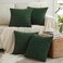 Fancy Homi 4 Packs Decorative Throw Pillow Covers for Living Room Couch Bed Modern Farmhouse Boho Home Dcor Accent Cushion Case 18 x 18 Dark Green