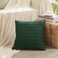Fancy Homi 4 Packs Decorative Throw Pillow Covers for Living Room Couch Bed Modern Farmhouse Boho Home Dcor Accent Cushion Case 18 x 18 Dark Green