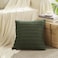 Fancy Homi 4 Packs Decorative Throw Pillow Covers for Living Room Couch Bed Modern Farmhouse Boho Home Dcor Accent Cushion Case 18 x 18 Olive Green