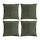 Fancy Homi 4 Packs Decorative Throw Pillow Covers for Living Room Couch Bed Modern Farmhouse Boho Home Dcor Accent Cushion Case 18 x 18 Olive Green