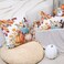 AACORS Fall Pillow Covers 18x18 Set of 2Pumpkins Maple Leaves Decorations Floral Farmhouse Autumn Throw Pillow Case Decor for Home Sofa Couch AA558182