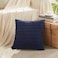 Fancy Homi 2 Packs Navy Blue Decorative Throw Pillow Covers 20x20 Inch for Living Room Couch Bed Sofa Soft Corduroy Square Cushion Case 50x50 cm Rustic Modern Farmhouse Boho Home Decor