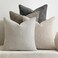 MIULEE Pack of 4 Couch Throw Pillow Covers 20x20 Inch Neutral Soft Decorative Chenille Pillow Covers Farmhouse Boho Cushion Covers for Mid Century Modern Spring Home Decor Sofa Bedroom Living Room