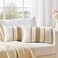 Fancy Homi Set of 2 Boho Neutral Lumbar Decorative Throw Pillow Cover 12x20 Inch for Couch Bed Sofa Chair Modern Organic Farmhouse Home Decor Soft Cotton Cute Accent Tan Rectangle Cushion Case