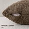 Foindtower Pack of 2 Decorative Textured Boucle Throw Pillow Covers Neutral Accent Solid Pillow Cases Cozy Soft Couch Cushion Case for Chair Sofa Bedroom Living Room Home Decor 22x22 Inch Light Brown