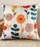 Kokaaee Embroidered Throw Pillow Cover 18x18 Decorative Pillow Cover with Zipper Aesthetic Cute Design Boho Spring Summer Cozy Throw Pillowcase for Living Room Couch Sofa Bed Plants
