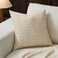 FIOUOVO Floral Pillow Covers 20x20 Pillow Cover Block Print Couch Pillows for Living Room Decorative Neutral Accent Throw Pillow Covers 1PC Cognac Brown