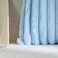 DEELAND Pack of 2DoubleSided Faux Fur Plush Decorative Throw Pillow Covers Fuzzy Striped Soft Pillowcase Cushion Covers for Sofa Couch Bedroom Lightblue 18x18 inch