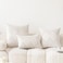 LILEPOY Boho Throw Pillow Covers 12x20 Set of 2 Neutral Decorative Textured Cushion Case Farmhouse Pillowcase Modern Lumbar Pillow Covers for SofaCouch Living RoomBeige and Grey