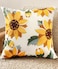 Kokaaee Embroidered Throw Pillow Cover 18x18 Decorative Pillow Cover with Zipper Aesthetic Cute Design Boho Spring Summer Throw Pillowcase for Living Room Couch Sofa Bed Sunflower