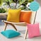 fauson Outdoor Pillow Covers 18x18 Set of 4 Outdoor Waterproof Decorative Throw Pillow Covers for Garden Patio Tent Balcony Bench Couch Sofa