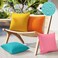fauson Outdoor Pillow Covers 18x18 Set of 4 Outdoor Waterproof Decorative Throw Pillow Covers for Garden Patio Tent Balcony Bench Couch Sofa