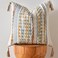 AmHoo Chenille Striped Textured Boho Throw Pillow Covers Aesthetic with Tassels Woven Decorative Pillow Case for Couch Bed Sofa Bedroom Modern Funky 18 x 18Inch Grey