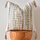AmHoo Chenille Striped Textured Boho Throw Pillow Covers Aesthetic with Tassels Woven Decorative Pillow Case for Couch Bed Sofa Bedroom Modern Funky 18 x 18Inch Grey
