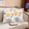 Pilmandu Pack of 2 Embroidered Decorative Throw Pillow Cover 18x18 Inch Farmhouse Floral Pillowcase for Living Room Sofa Bed Floral