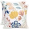 Pilmandu Pack of 2 Embroidered Decorative Throw Pillow Cover 18x18 Inch Farmhouse Floral Pillowcase for Living Room Sofa Bed Floral