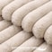 Pallene Faux Fur Plush Throw Pillow Covers 26x26 Set of 2 Luxury Soft Fluffy Striped Decorative Pillow Covers for Sofa Couch Living Room Apricot