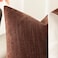 Foindtower Pack of 2 Soft Textured Chenille Throw Decorative Pillow Covers Square Accent Solid Cushion Cover Cozy Neutral Farmhouse Pillow Case for Couch Sofa Bedroom Living Room 20x20 InchRed Taupe