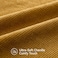 a moment Pack of 2 Decorative Chenille Throw Pillow Covers with Twill Cushion Covers for Sofa Living Room Couch Bed 12x20 Inch Yellow