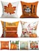 TOYPOPOR Fall Decorations Pillow Covers DoubleSide Printing 20 x 20 Set of 4 Pumpkins Thankful Blessed Buffalo Plaid Fallen Leaves Thanksgiving Throw Cushion Cases for Outdoor Indoor Home Decor