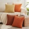 Fancy Homi 4 Packs Decorative Throw Pillow Covers for Living Room Couch Bed Modern Farmhouse Boho Home Dcor Accent Cushion Case 18 x 18 Burnt Orange Series