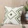LOOPUINHOM Boho Pillow Covers 18X18 Inch Boho Tufted Throw Pillow Covers Decorative Tassels Cushion Cover Farmhouse Pillow Case for Couch Sofa Bed Living Room Bedroom Green