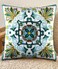 Kokaaee Embroidered Throw Pillow Cover 18x18 Decorative Pillow Cover with Zipper Aesthetic Cute Design Boho Spring Summer Cozy Throw Pillowcase for Living Room Couch Sofa Bed Classical Flowers