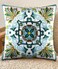 Kokaaee Embroidered Throw Pillow Cover 18x18 Decorative Pillow Cover with Zipper Aesthetic Cute Design Boho Spring Summer Cozy Throw Pillowcase for Living Room Couch Sofa Bed Classical Flowers