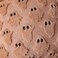 4TH Emotion Halloween Ghost Decorative Pillow Covers 18x18 Set of 2 Light Brown Soft Plush Faux Fur Farmhouse Throw Cushion Cases for Fall Autumn Holiday Home Decorations