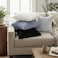 Mecatny Corduroy Summer Decorative Throw Pillow Covers 18x18 Set of 2 for Sofa Living Room Soft Neutral Boho Couch Pillow Covers for Home Decor Black