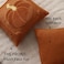 Allorry Fall Pillow Covers 18x18 Set of 2 Fall Rust Pumpkin Embroidery Throw Pillow Covers Soft Plush Faux Fur Cushion Covers for Sofa Bedroom Living Room Autumn Thanksgiving Home Decor PT010C18