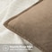 MIULEE Decorative Linen Pillow Covers 20x20 Inch Khaki Boho Farmhouse Neutral Winter Couch Throw Pillows for Bed Pack of 2 Accent Modern Pillowcase Sofa Livingroom Home Decor