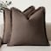 Foindtower Set of 2 Decorative Linen Fringe Throw Pillow Covers Boho Farmhouse Cushion Cover with Tassels Soft Accent Pillowcase for Couch Sofa Bed Living Room Home Decor2020 InchReddish Brown