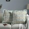 Ridhi Block Print Goldenrod Yellow Throw Pillow Cover 24 x 24 Pack of 2 Decorative Cushion Covers with Ruffle for Couch Sofa Bed Living Room Home Decor Gift for Spring Easter Valentine